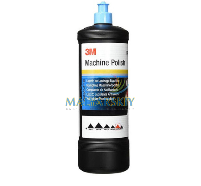 09376 Полірувальна паста для блиску №3 Machine Polish, 1л 3М