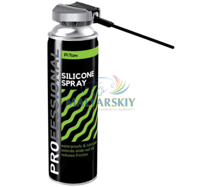 Силіконове мастило Silicone spray 500мл PRO PITON