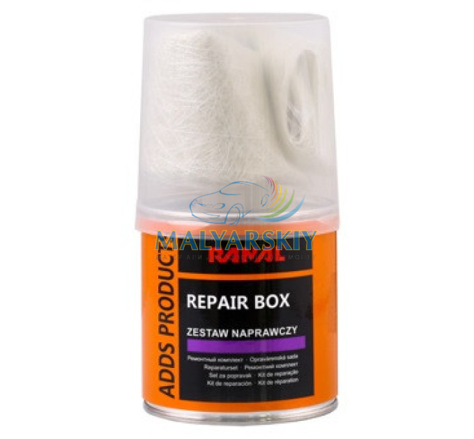 Ремонтний комплект REPAIR BOX (скломат+поліефірна смола) 0,25кг RANAL