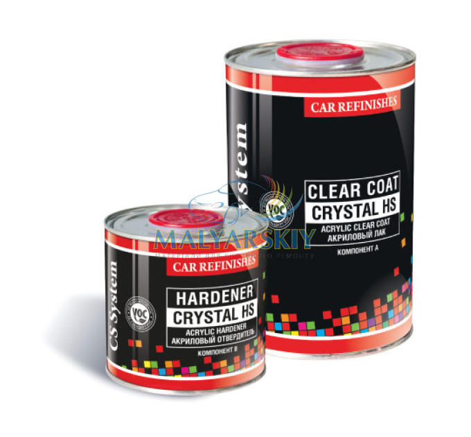 Лак акриловий 2K HS CRYSTAL 1л+0,5л CS System