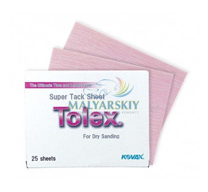 Лист абразивний шліфувальний TOLEX ST PINK 130*170мм K1500 KOVAX