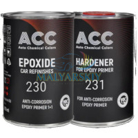 230 Грунт епоксидний Epoxide Car Refinishes ЧОРНИЙ 0,8л +затв.0,8л  ACC