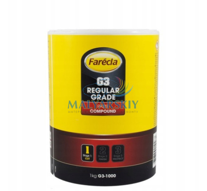 G3-1000 Паста полірувальна №1 Regular Grade Paste G3 1кг FARECLA