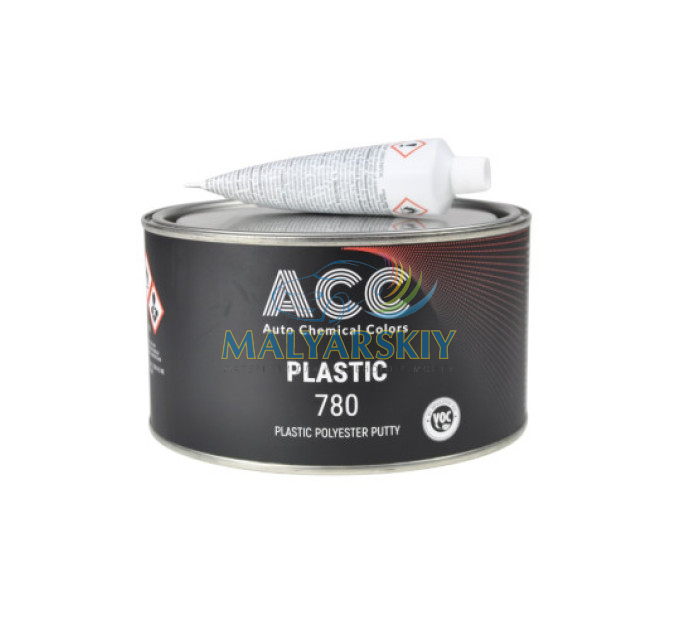 788 Шпатлівка для пластику Plastik 1л ACC