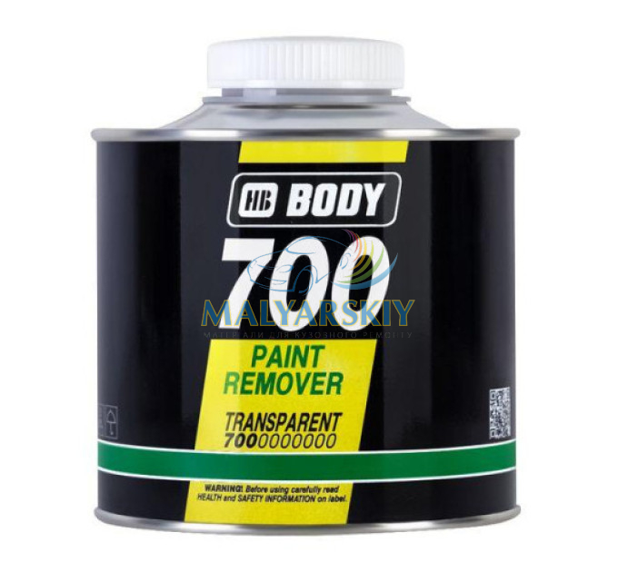 700 Змивка фарби PAINT REMOVER 0,5кг BODY