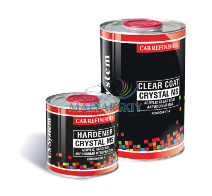 Лак акриловий 2K MS CRYSTAL 1л+0,5л CS System