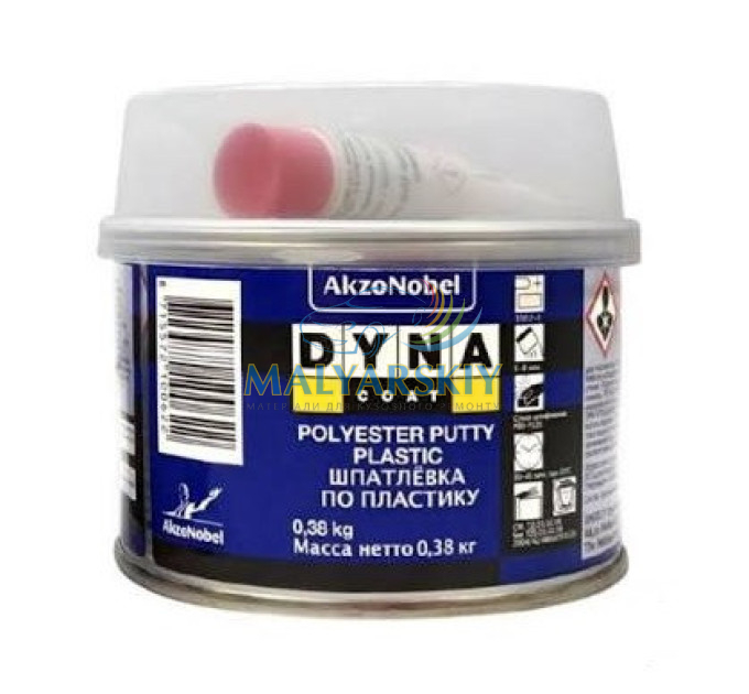 Шпатлівка для пластику PLAST Putty 380гр DYNACOAT