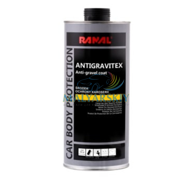 Антигравій для захисту кузова ANTIGRAVITEX 1,85кг БІЛИЙ RANAL