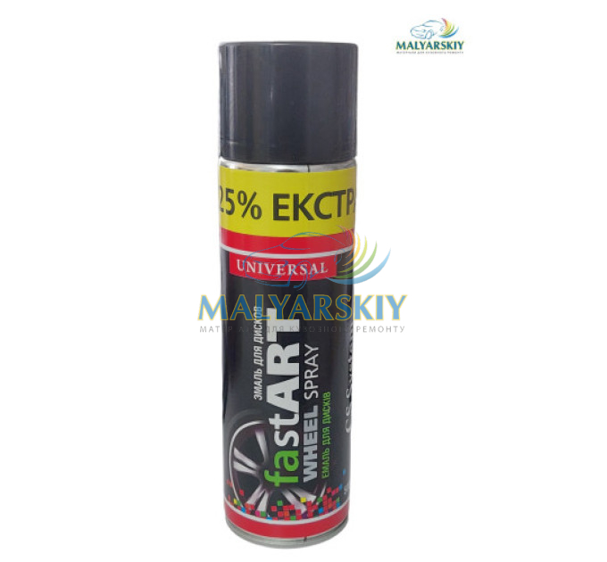 9006 Фарба для дисків Wheel Spray СРІБЛЯСТА 500мл CS System