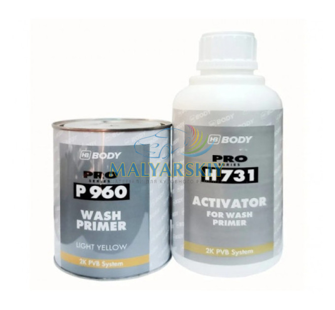 960 Грунт кислотний WASH PRIMER 1л+ H731 1л BODY
