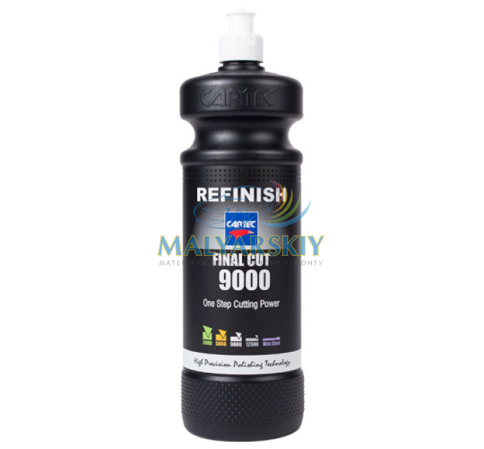 REFL90-1 Поліроль REFINISH Finу Cut 9000 One Step Cutting Power 1кг CARTEC