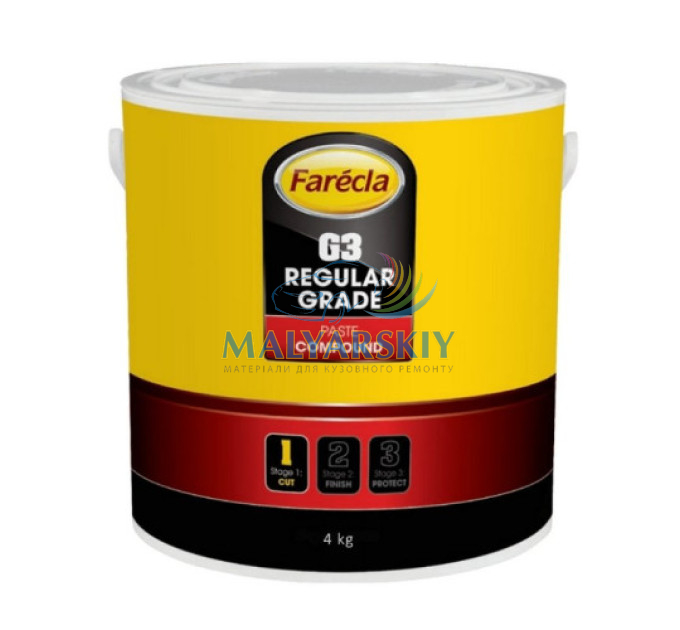 G3-4000 Паста полірувальна №1 Regular Grade Paste G3 4кг FARECLA