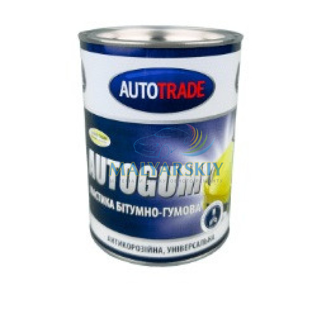 Мастика бітумно-гумова AUTOGUM 0,8кг AUTOTRADE
