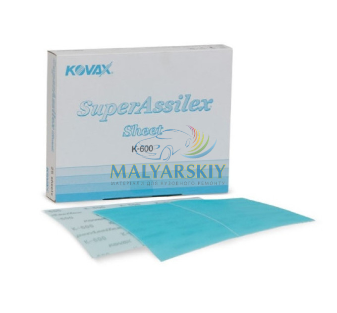 Лист абразивний шліфувальний ASSILEX SKY ST 130*170мм K600 KOVAX