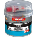 Шпаклівка зі скловолокном FIBER 0,6кг NOVOL