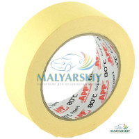 070203  Стрічка малярна жовта Expert 30мм*45м 80С   АРР