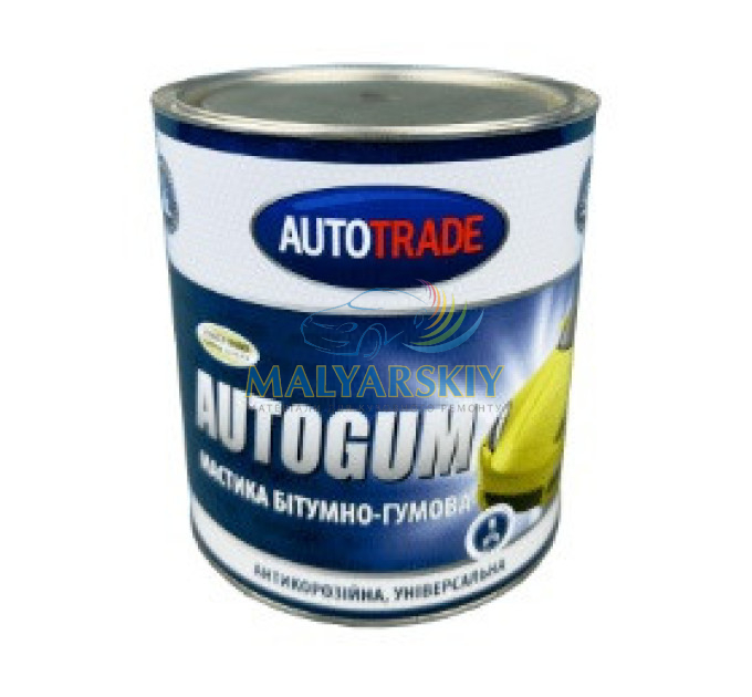 Мастика бітумно-гумова AUTOGUM (3л) 2,4кг AUTOTRADE