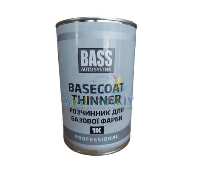 Базовий розчинник 1K Professional (металева банка) 1л BASS