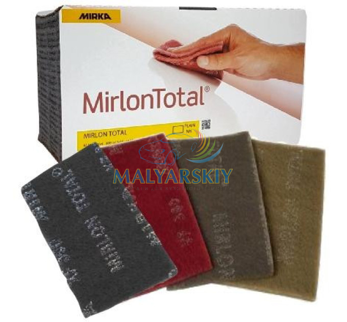 Лист шліфувальний (скотч-брайт) MIRLON TOTAL 115*230мм ТЕМНО-СІРИЙ P800 MIRKA