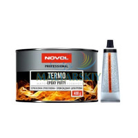 Шпатлівка термостійка TERMO EPOXY 400гр+80гр  NOVOL