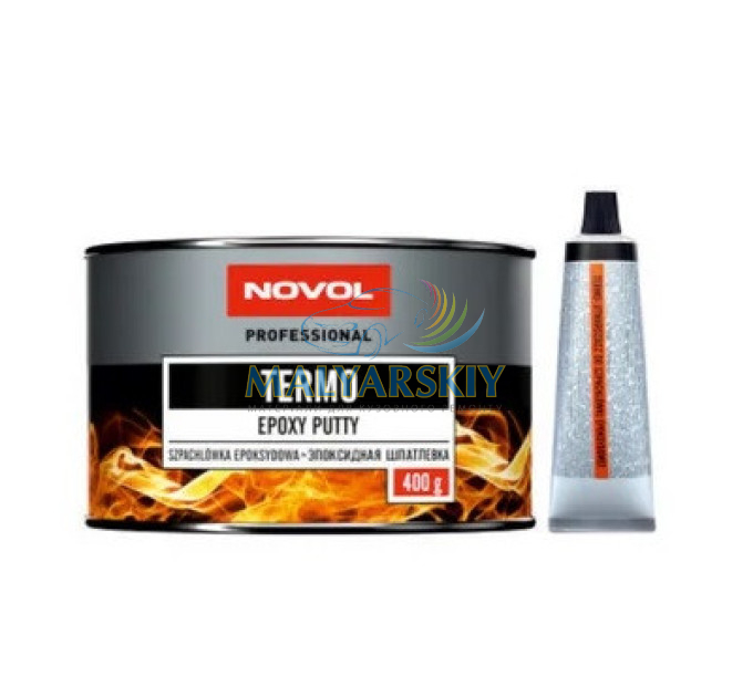Шпатлівка термостійка TERMO EPOXY 400гр+80гр NOVOL