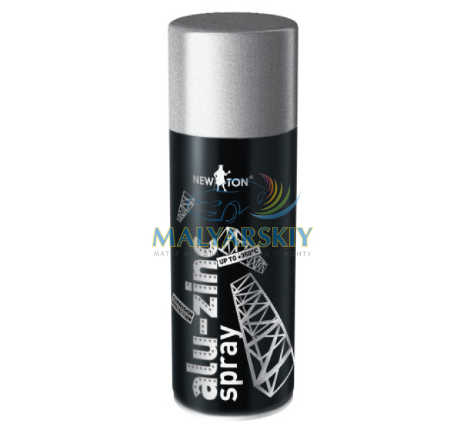 Емаль спецпризначення ALU-ZINC SPRAY В АЕРОЗОЛІ NewTon 400мл