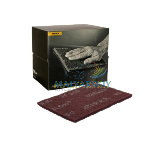 Лист шліфувальний (скотч-брайт) MIRLON 152*229мм VF ЧЕРВОНИЙ P360 MIRKA