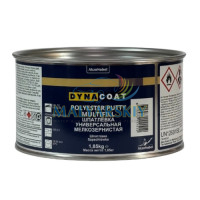 Шпаклівка універсальна мікрозерниста POLYESTER PUTTY MULTIFILL 1,85кг DYNACOAT Шпаклівка універсальна мікрозерниста POLYESTER PUTTY MULTIFILL 1,85кг DYNACOAT