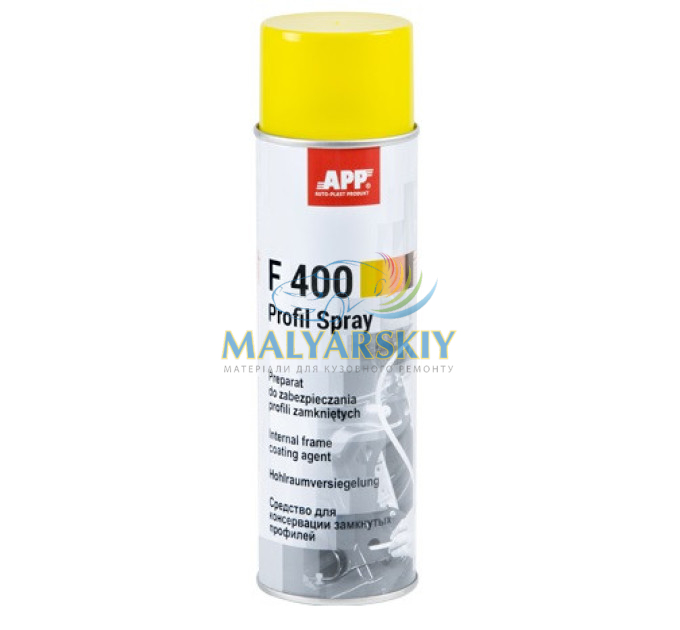 050401 Мовіль в аерозолі ЖОВТИЙ F400 0,5л АРР